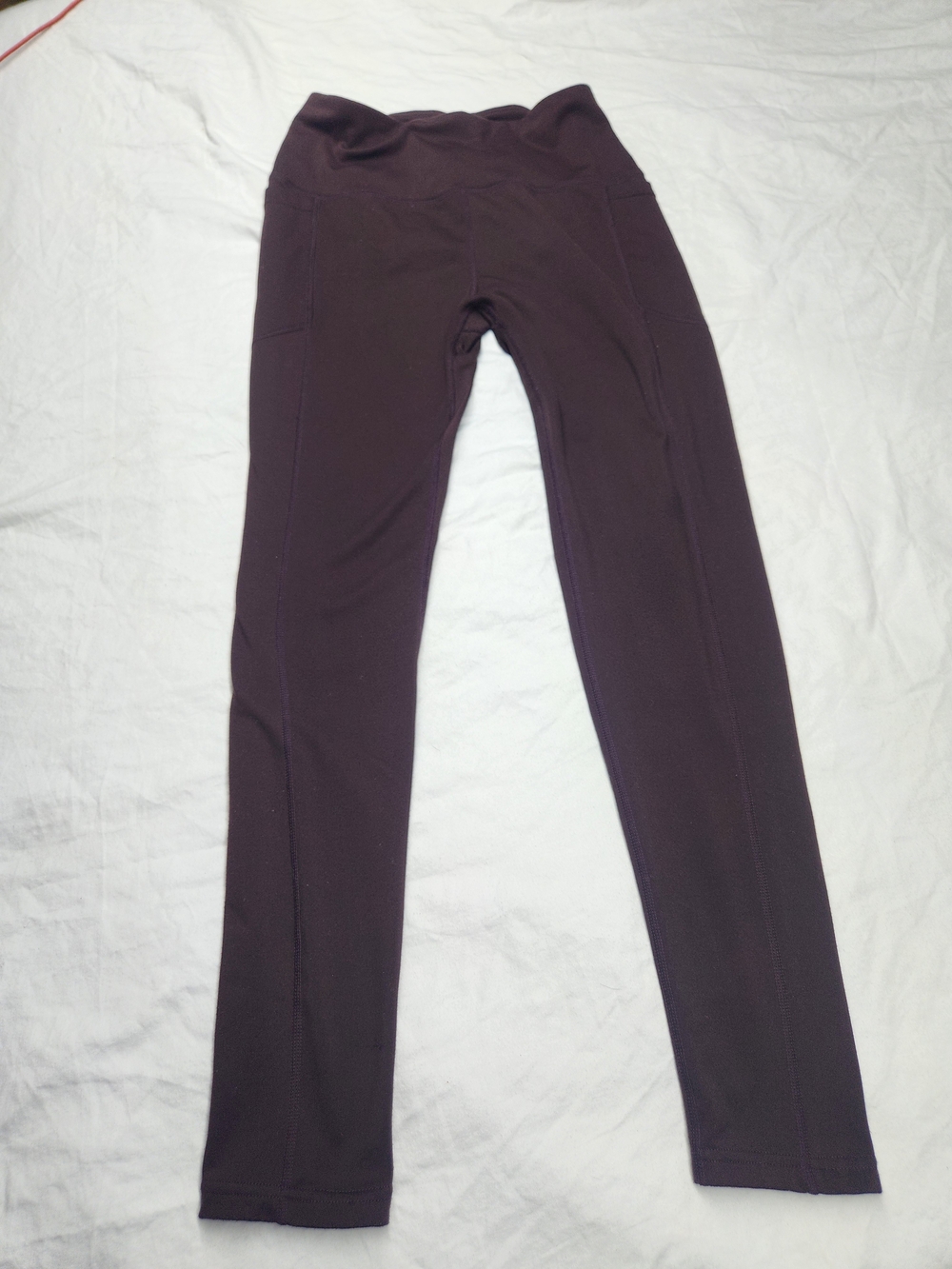 Women's High-Waist Stretch Leggings in Dark Chocolate